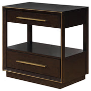Durango 2-drawer Nightstand Smoked Peppercorn - detail 4