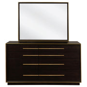 Durango 8-drawer Dresser with Mirror Smoked Peppercorn - detail 3