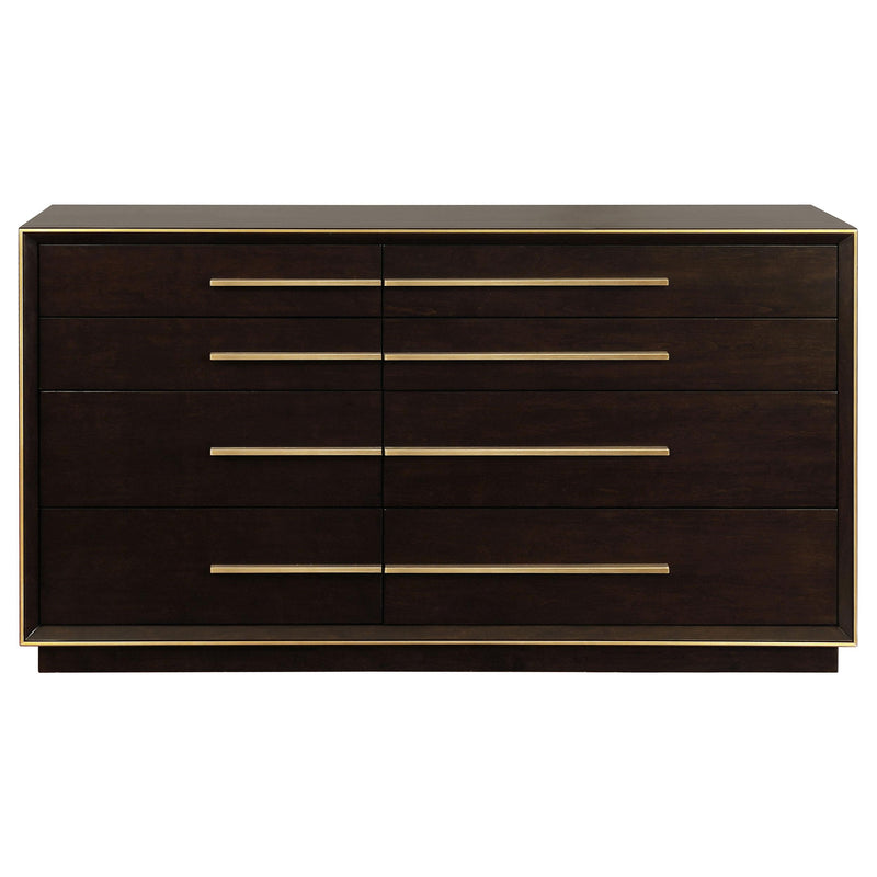 Durango 8-drawer Dresser Smoked Peppercorn - detail 3