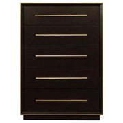 Durango 5-drawer Bedroom Chest Smoked Peppercorn - detail 3
