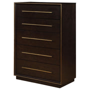 Durango 5-drawer Bedroom Chest Smoked Peppercorn - detail 4