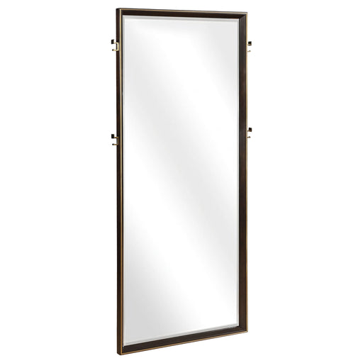 Durango 80-inch Standing Floor Mirror Smoked Peppercorn - alternate view