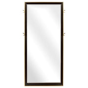 Durango 80-inch Standing Floor Mirror Smoked Peppercorn - detail 3