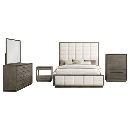 Durango 5-piece Eastern King Bedroom Set Taupe Oak - alternate view