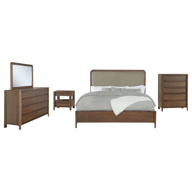 Maderia 5-piece Queen Bedroom Set Walnut - alternate view