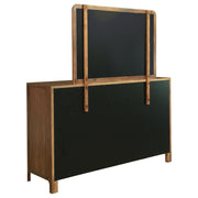 Maderia 8-drawer Dresser and Mirror Walnut - detail 6
