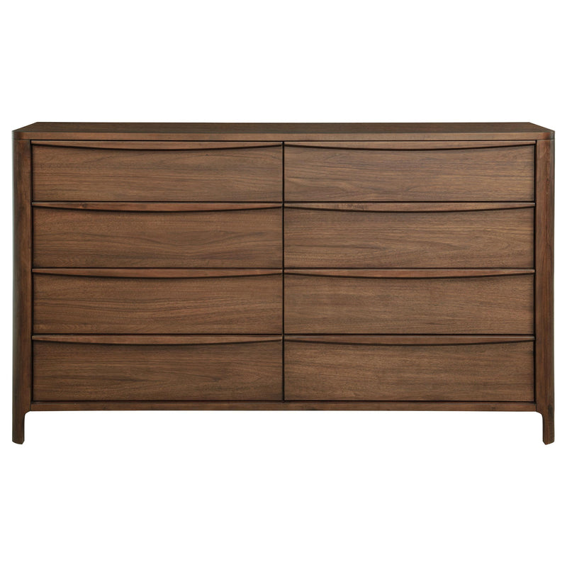 Maderia 8-drawer Dresser Cabinet Walnut - detail 3