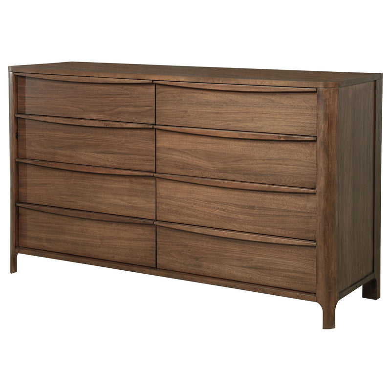 Maderia 8-drawer Dresser Cabinet Walnut - detail 4