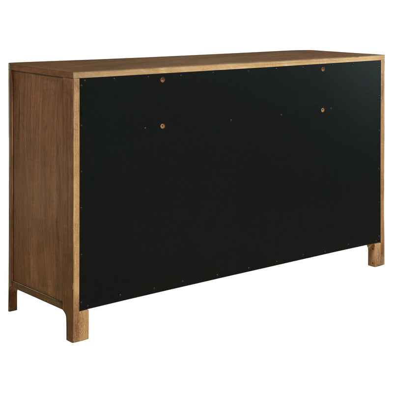 Maderia 8-drawer Dresser Cabinet Walnut - detail 6