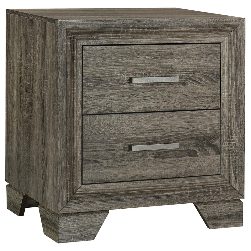 Wright 5-piece Queen Bedroom Set Brown Oak - detail 5