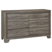 Wright 5-piece Queen Bedroom Set Brown Oak - detail 7