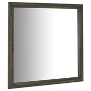 Wright Dresser Mirror Brown Oak - alternate view
