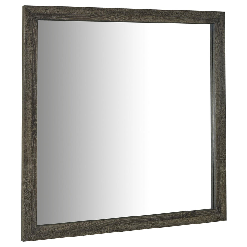 Wright Dresser Mirror Brown Oak - alternate view