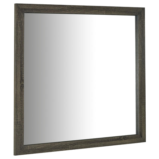 Wright Dresser Mirror Brown Oak - alternate view