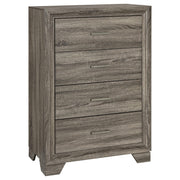Wright 4-drawer Chest of Drawers Brown Oak - alternate view