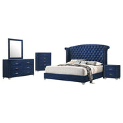 Melody 5-piece Queen Bedroom Set Pacific Blue - alternate view