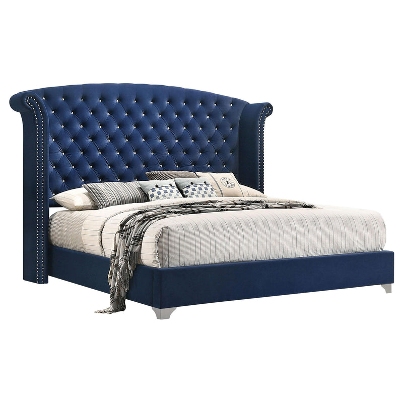 Melody 5-piece Queen Bedroom Set Pacific Blue - detail 3