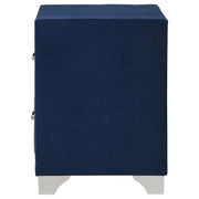 Melody Upholstered 2-drawer Nightstand Pacific Blue - detail 5