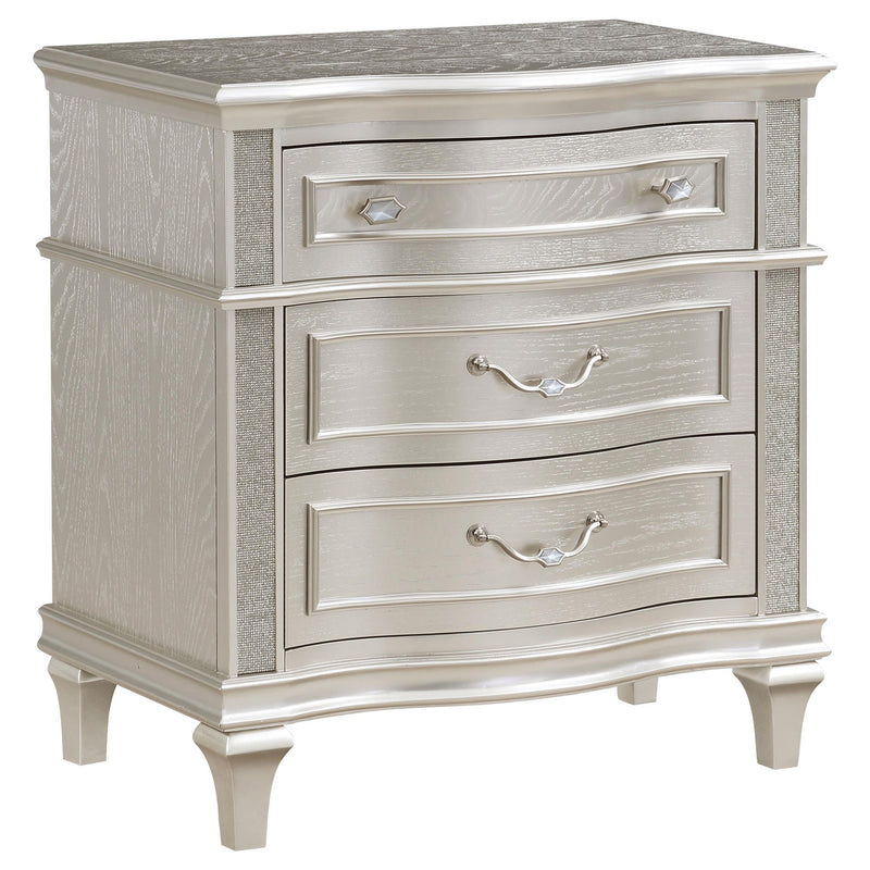 Evangeline 5-piece Queen Bedroom Set Silver Oak - detail 5