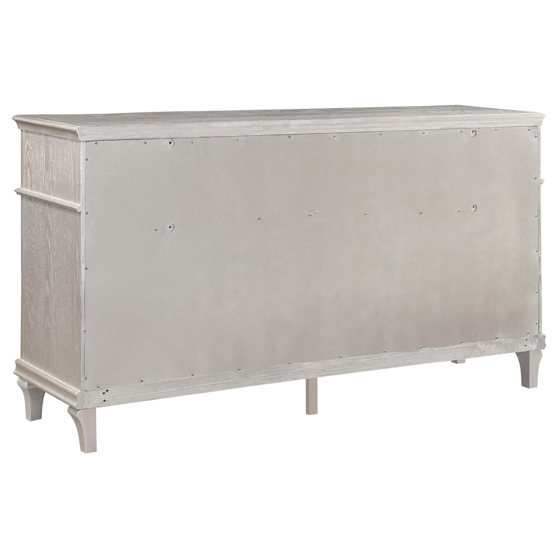 Evangeline 9-drawer Dresser Silver Oak - detail 6