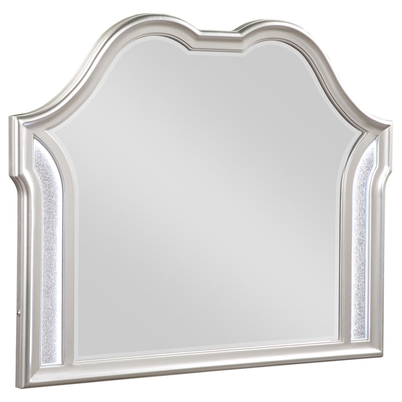 Evangeline Dresser Mirror Silver Oak - alternate view