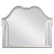 Evangeline Dresser Mirror Silver Oak - detail 3