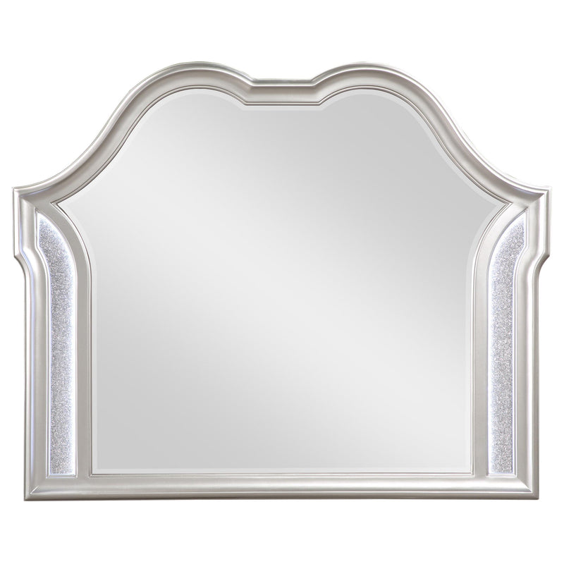 Evangeline Dresser Mirror Silver Oak - detail 3