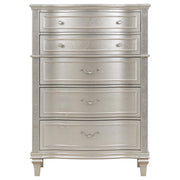 Evangeline 6-drawer Bedroom Chest Silver Oak - detail 3