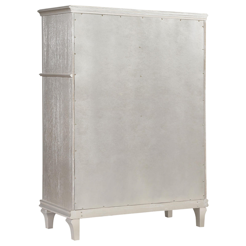 Evangeline 6-drawer Bedroom Chest Silver Oak - detail 6