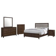 Welsley 5-piece Queen Bedroom Set Walnut - alternate view