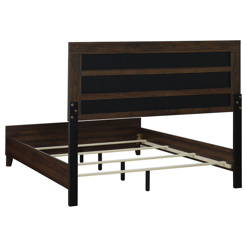 Welsley 5-piece Queen Bedroom Set Walnut - detail 4
