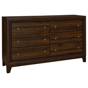 Welsley 5-piece Queen Bedroom Set Walnut - detail 7