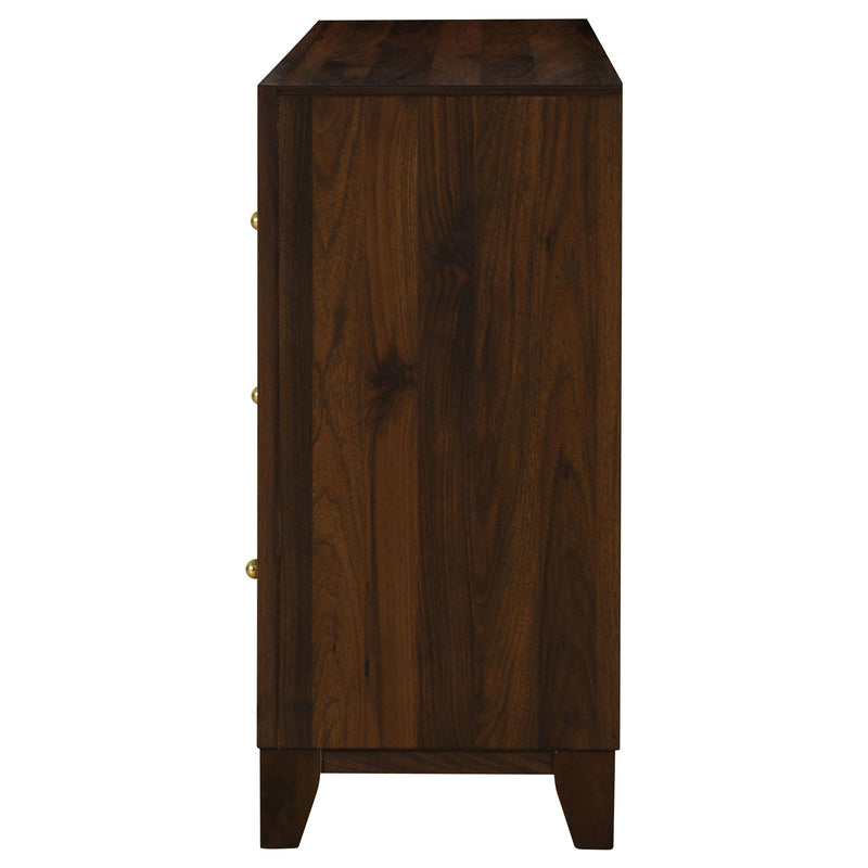 Welsley 6-drawer Dresser Cabinet Walnut - detail 5