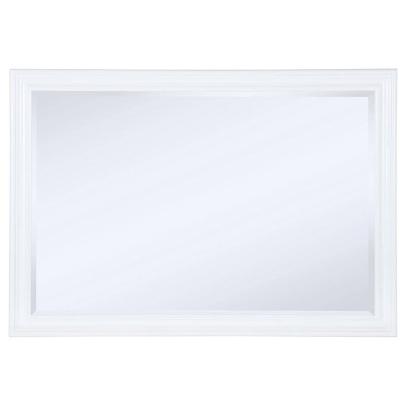 Bexhill Dresser Mirror White - detail 3