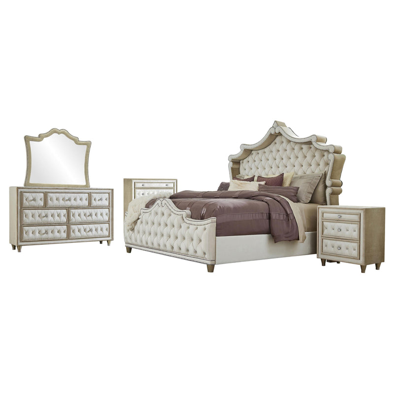 Antonella 5-piece Queen Bedroom Set Ivory - alternate view