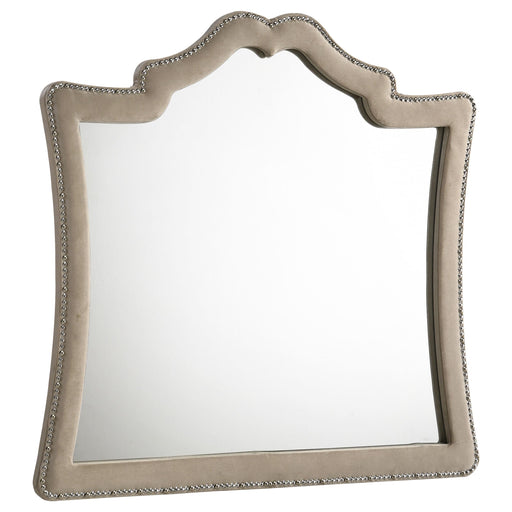 Antonella Upholstered Dresser Mirror Camel - alternate view