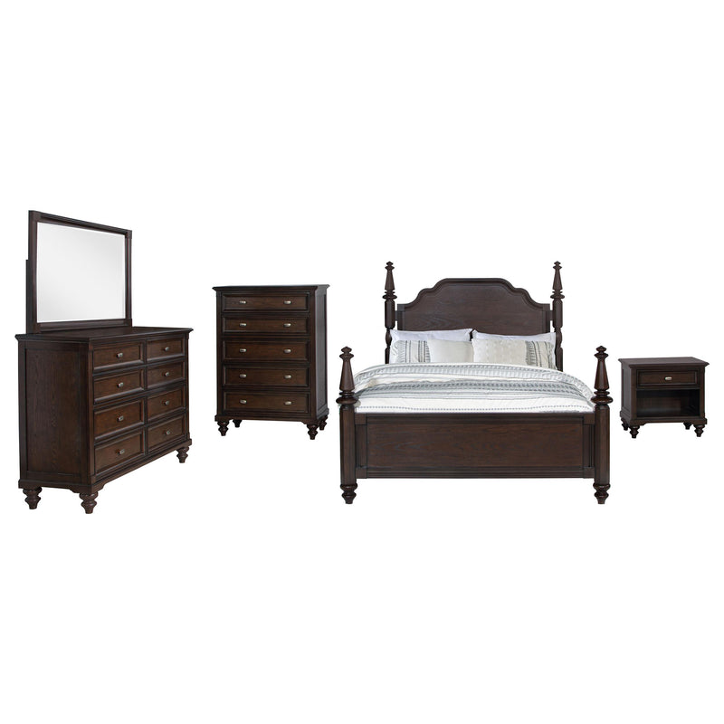 Andover 5-piece Queen Bedroom Set Dark Oak - alternate view