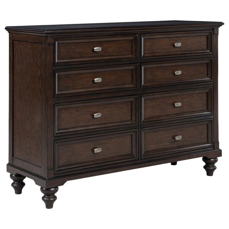 Andover 5-piece Queen Bedroom Set Dark Oak - detail 7