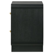 Cavelle 2-drawer Nightstand Bedside Table Black - detail 5