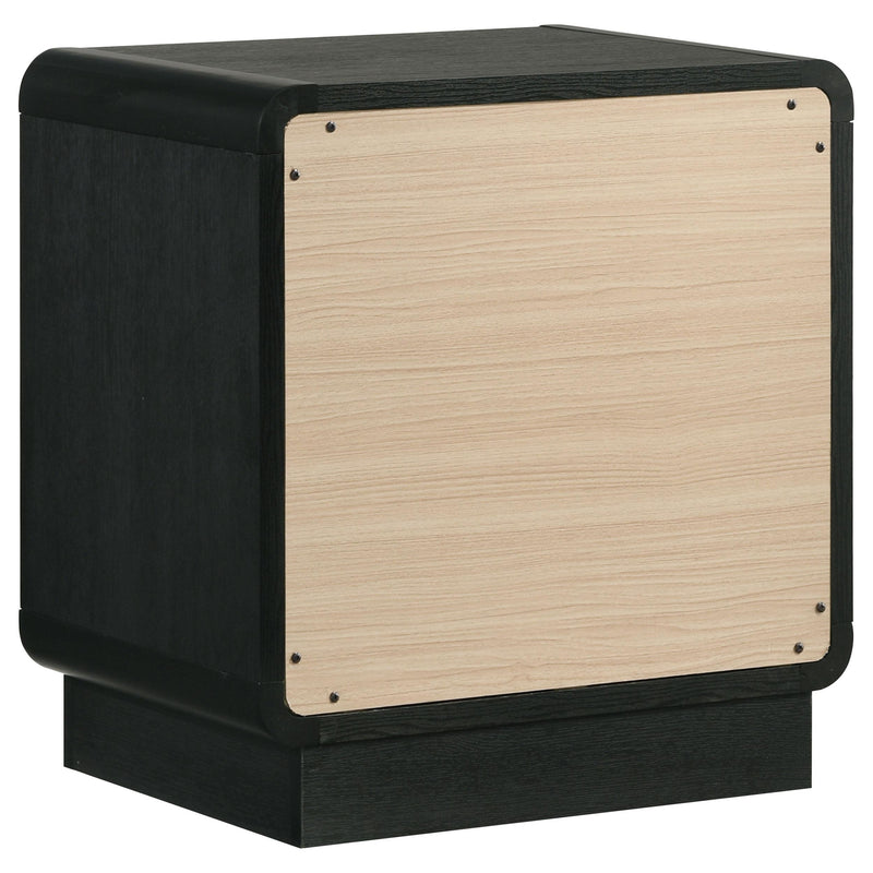 Cavelle 2-drawer Nightstand Bedside Table Black - detail 6