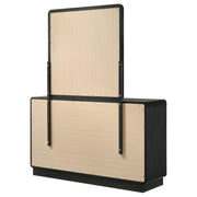 Cavelle 6-drawer Dresser and Mirror Black - detail 8