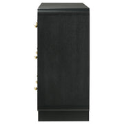 Cavelle 6-drawer Dresser Cabinet Black - detail 5