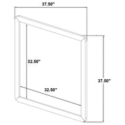Cavelle Dresser Mirror Black - detail 5