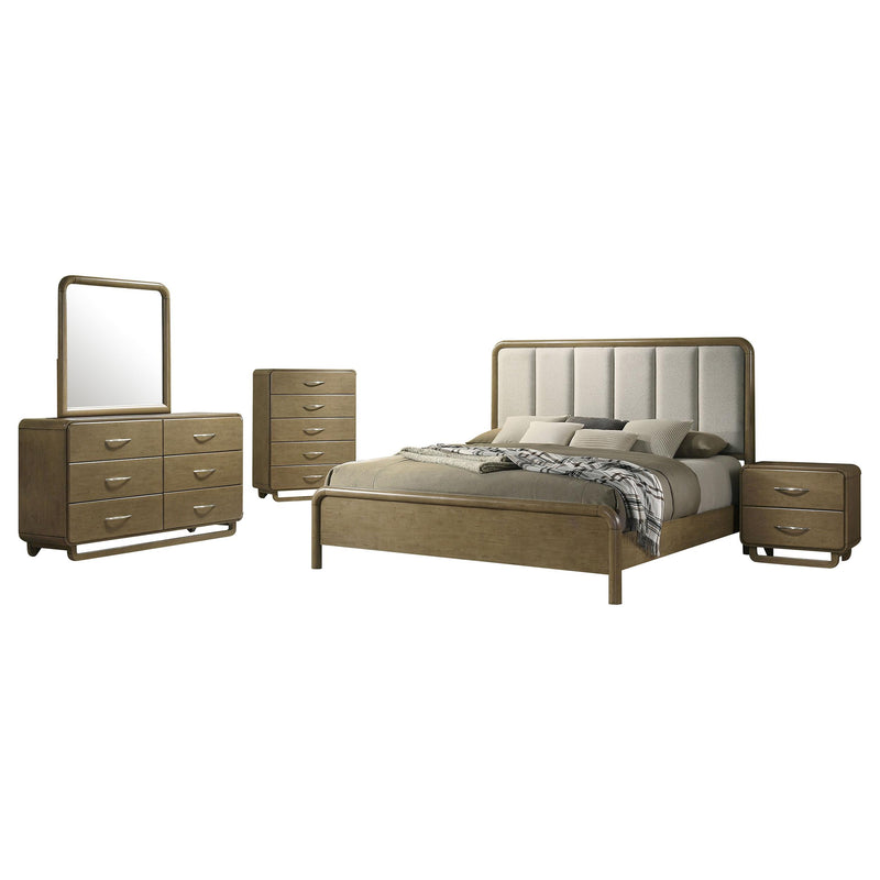 Amsbury 5-piece Queen Bedroom Set Nutmeg - alternate view