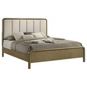 Amsbury 59-inch Upholstered Queen Bed Nutmeg - detail 3