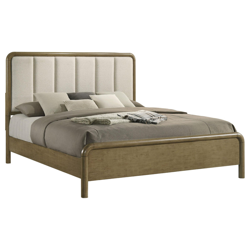 Amsbury 59-inch Upholstered Queen Bed Nutmeg - detail 3
