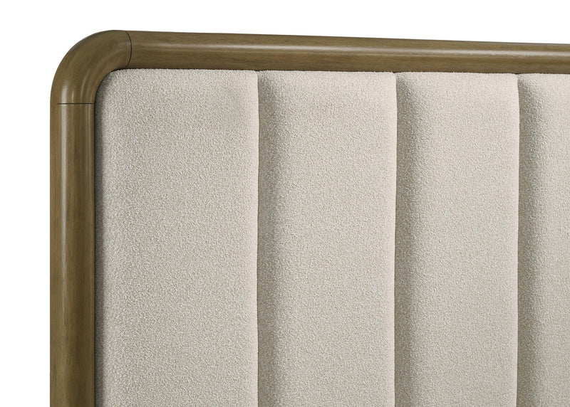 Amsbury 59-inch Upholstered Queen Bed Nutmeg - detail 5