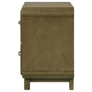 Amsbury 2-drawer Nightstand Bedside Table Nutmeg - detail 5