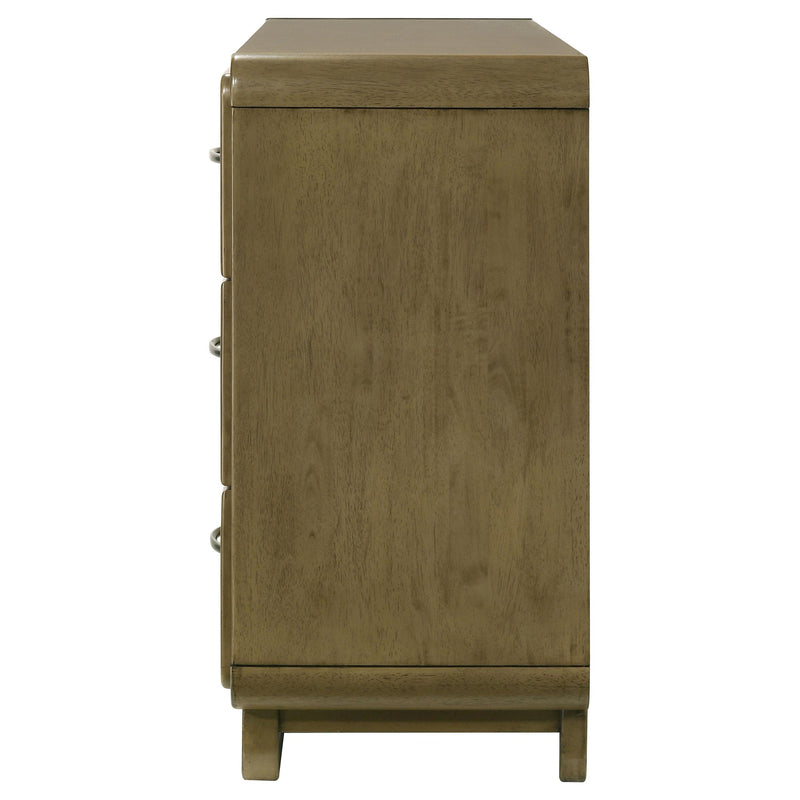 Amsbury 6-drawer Dresser Cabinet Nutmeg - detail 5