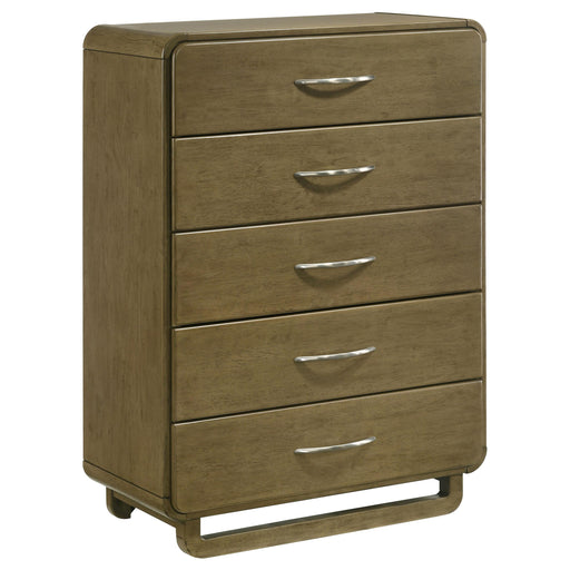 Amsbury 5-drawer Chest of Drawers Nutmeg - alternate view